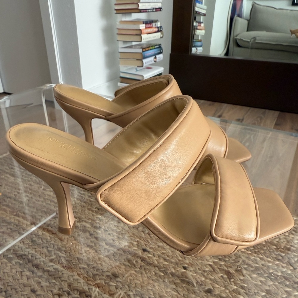 Tony Bianco, Tan 8.5cm Heels